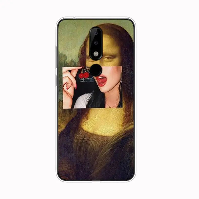 the girl with a pearl phone case