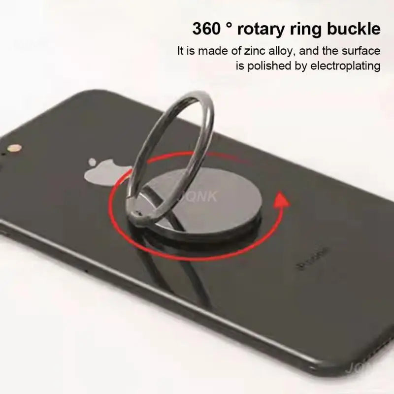 there is a picture of a phone with a ring on it