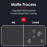 there are two different images of a cell phone with a fingerprint on it