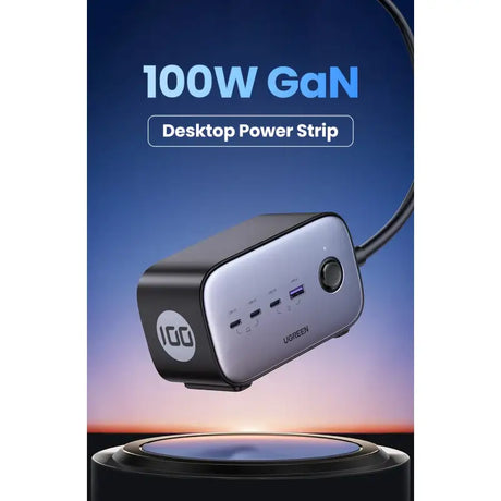 A close up of a cell phone charging station with a power strip