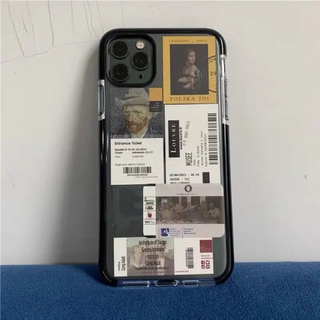 there is a phone case with a picture of a man on it