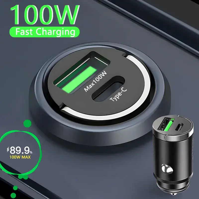 a close up of a charger with a battery on top of it