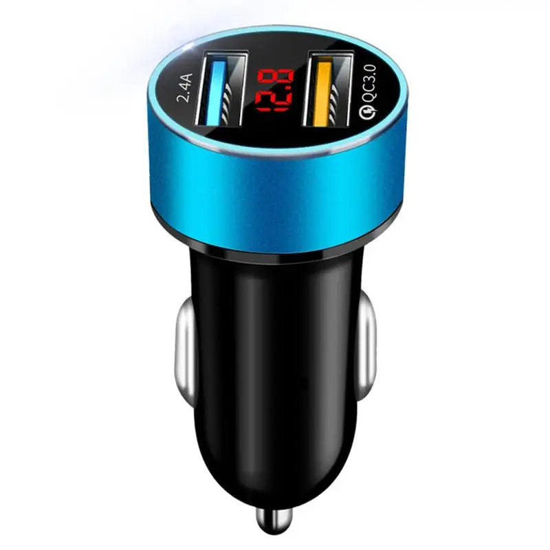 the car charger with dual usbs