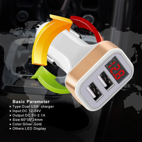 an image of a car charger with a world map in the background