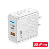 a white usb charger with a usb port and a usb cable