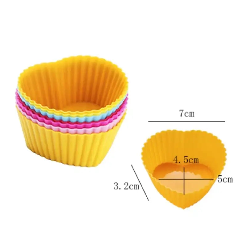 a close up of a cupcake liner with a measuring scale