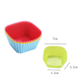 a close up of a cupcake pan and a cupcake liner