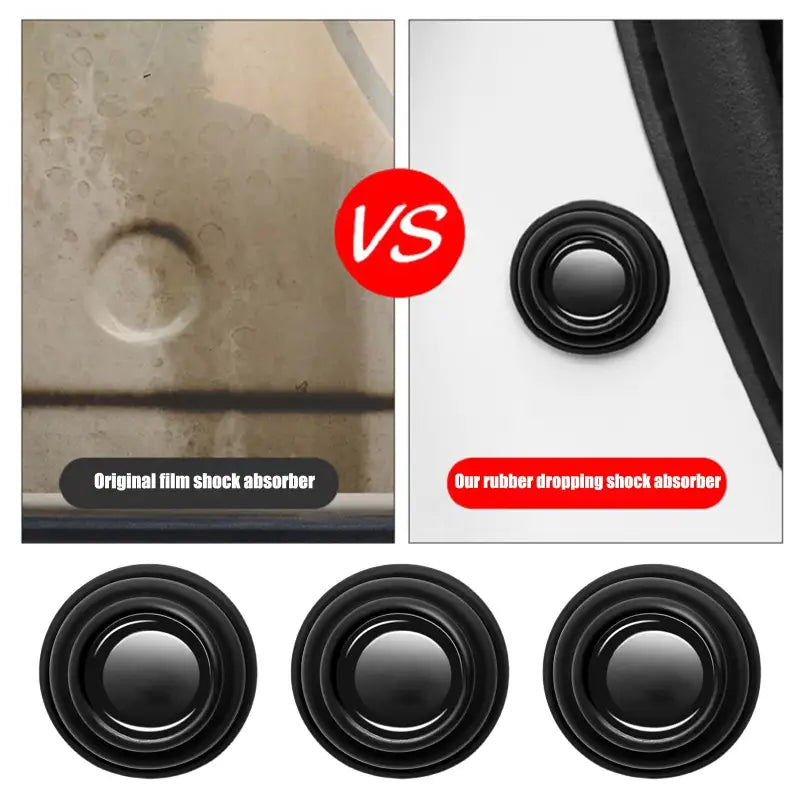 a close up of a car door handle with a picture of the same knob