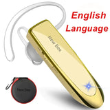 a close up of a gold bluetoothed device with a newbie