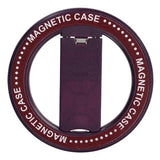 a close up of a magnet case in a circle with a magnet