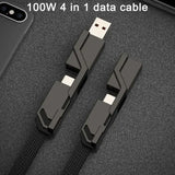 the usb cable is connected to an iphone