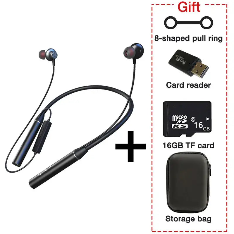 a close up of a pair of earphones with a gift card