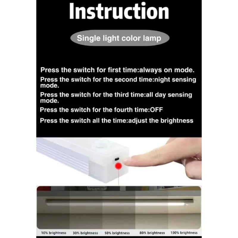 a close up of a person pressing a button on a light