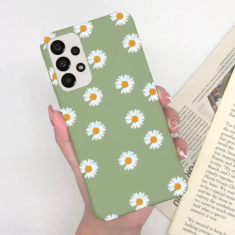 daisy flower phone case