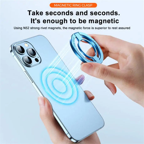 magnetic magnetic ring phone case