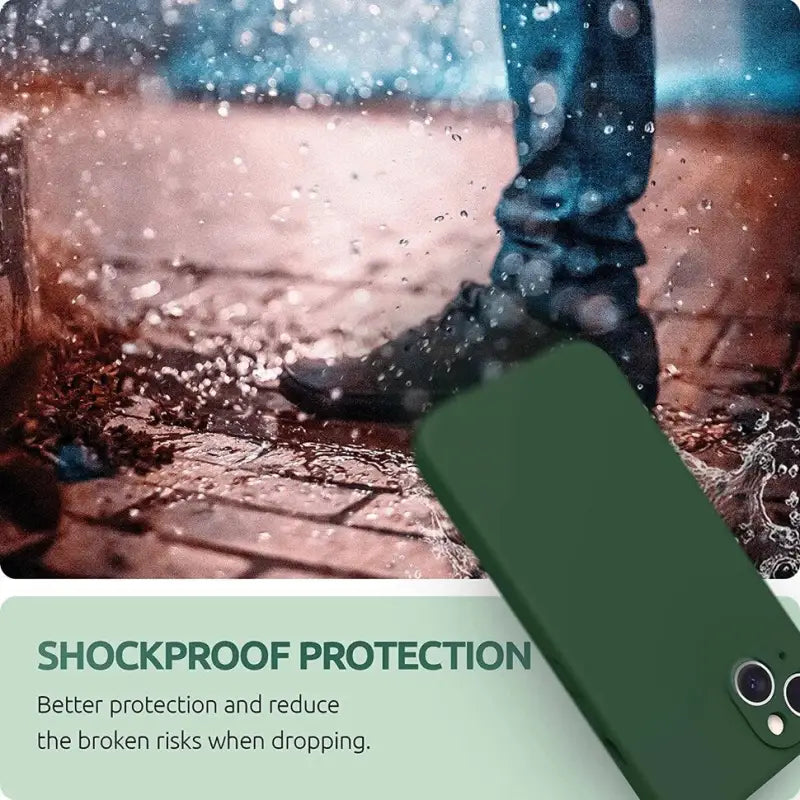 the iphone case is designed to protect the water from the rain