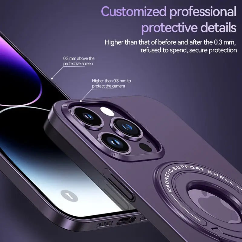 the iphone 11 pro case features a built in camera lens