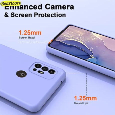 a close up of a phone with a camera and screen protection