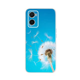 a close up of a phone case with a dandelion on it