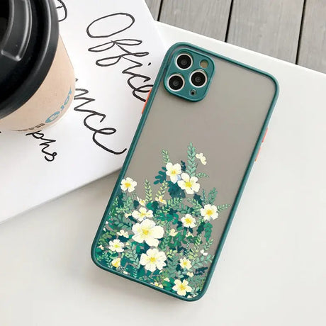 a phone case with flowers on it