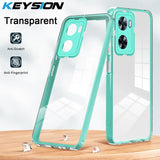 a close up of a phone case on a table with a keyon transparent cover