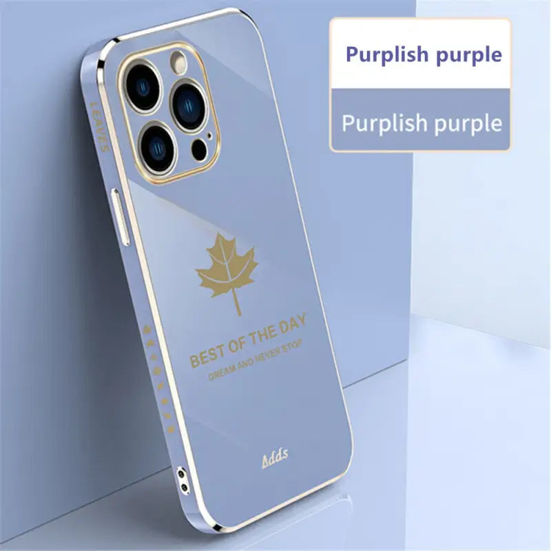 best day maple leaf iphone case