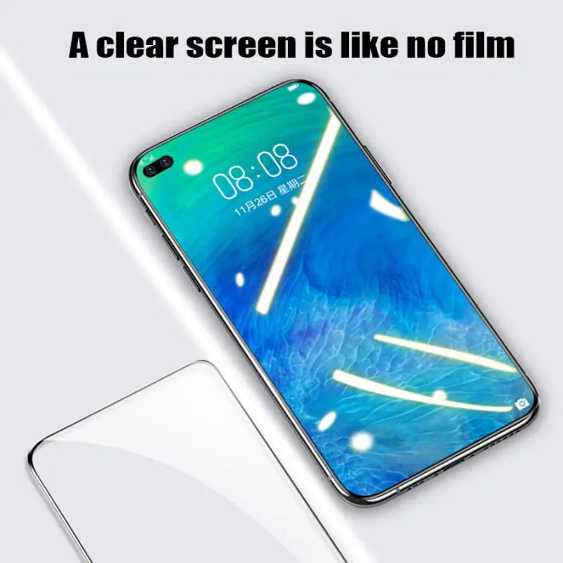 a clear screen film for the iphone