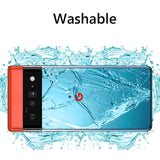 a smartphone with water splashing on it