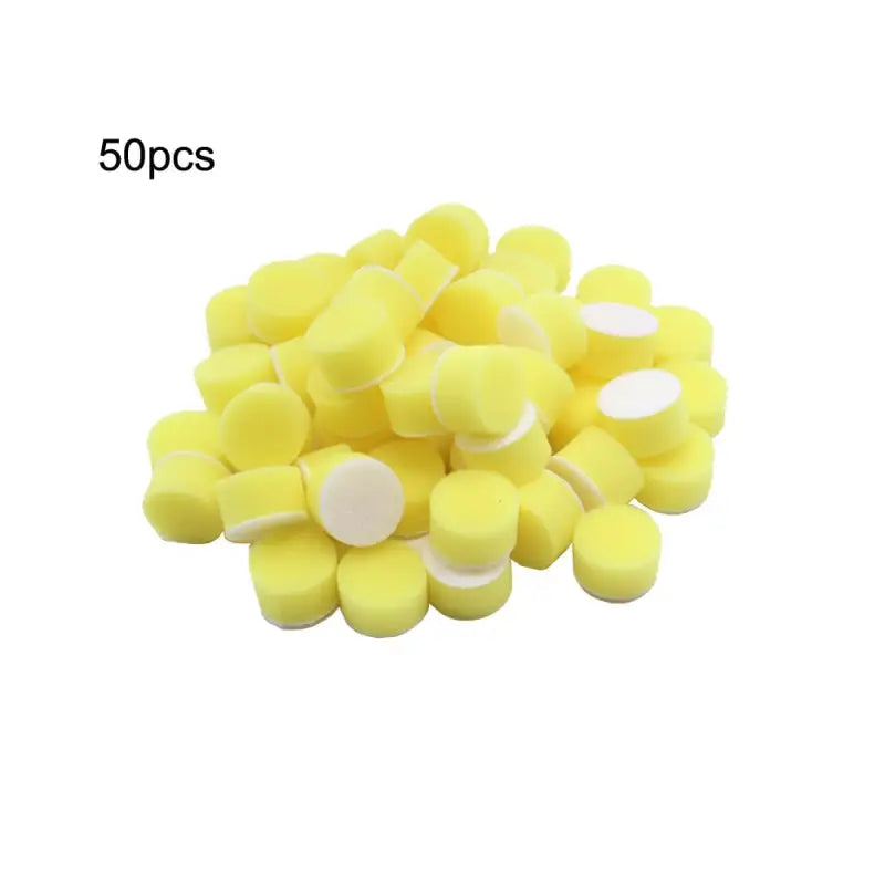 50pcs yellow plastic round plastic pipe caps for water pipe