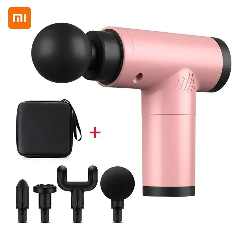 a close up of a pink blow dryer with a case