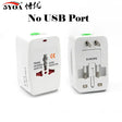 no port universal travel adapt adapt plug