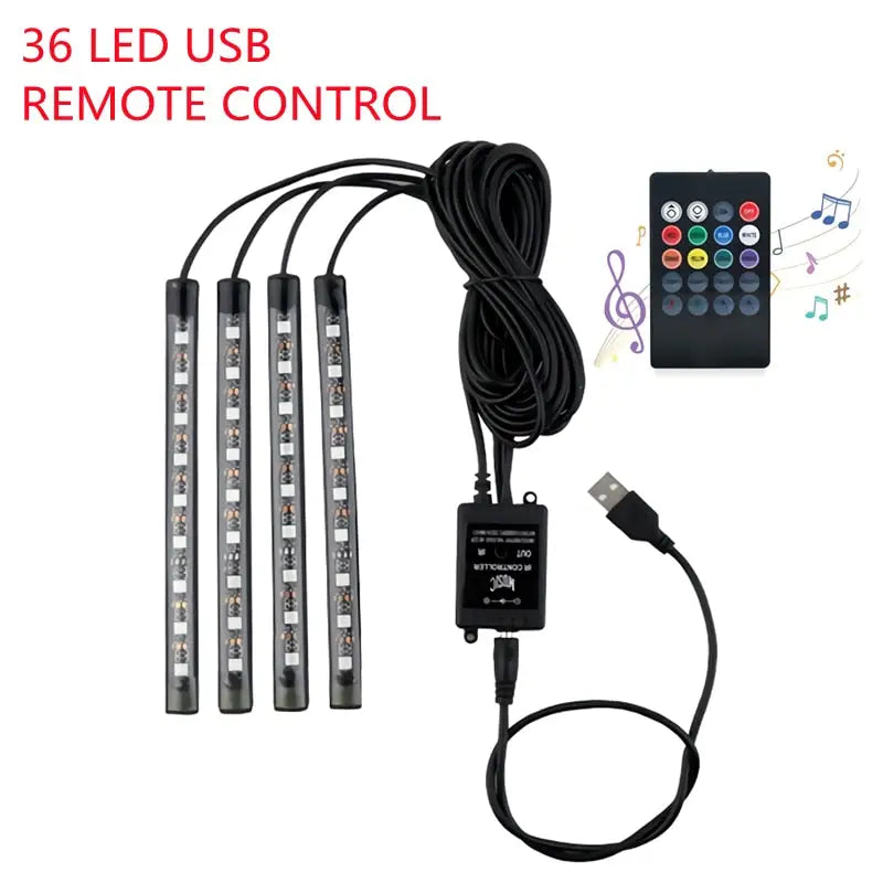 3leds remote control kit with remote control