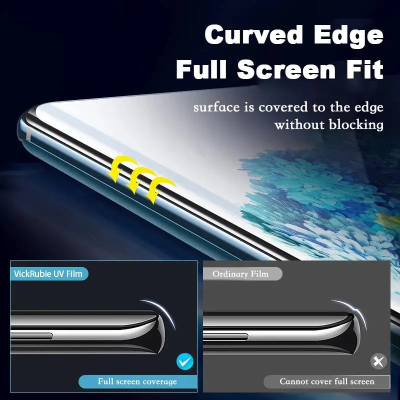 a close up of the screen protector glass screen protector