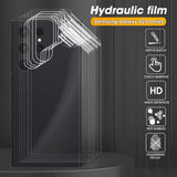 a close up of a glass screen protector with a camera