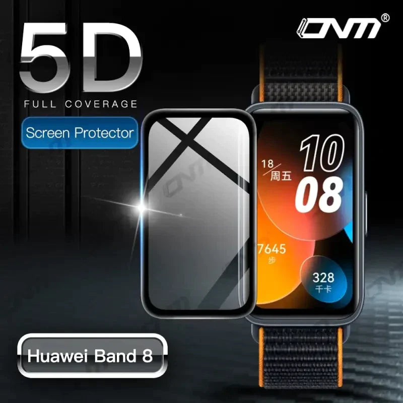 a close up of a smart watch with a screen protector