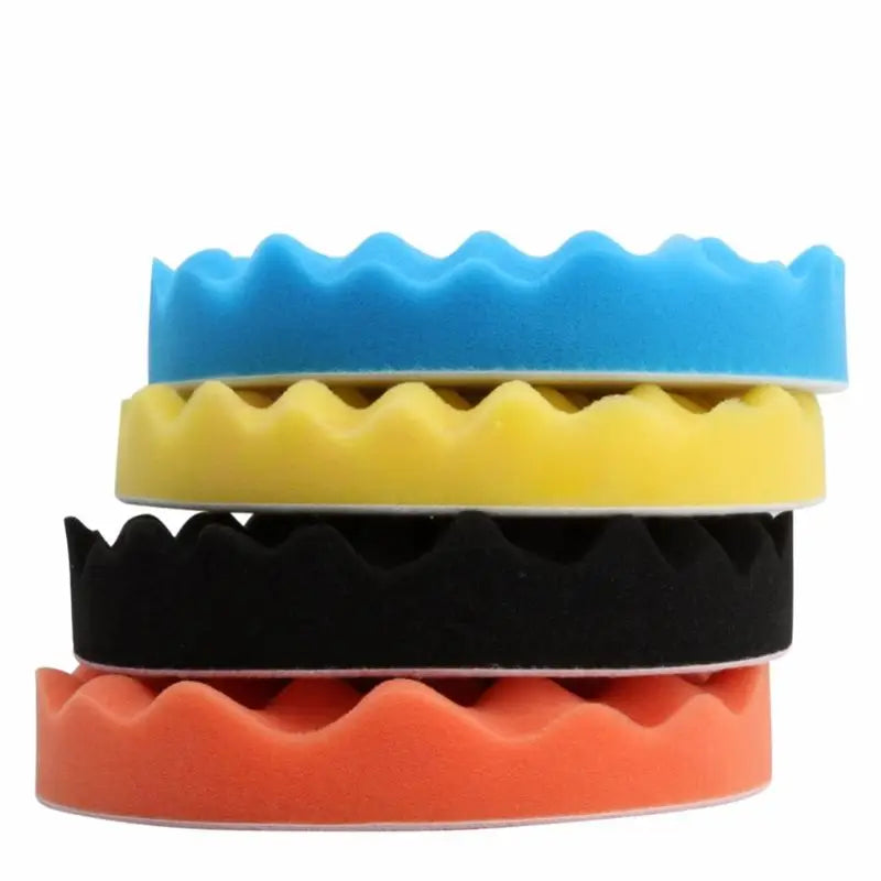 three different colored hair bands