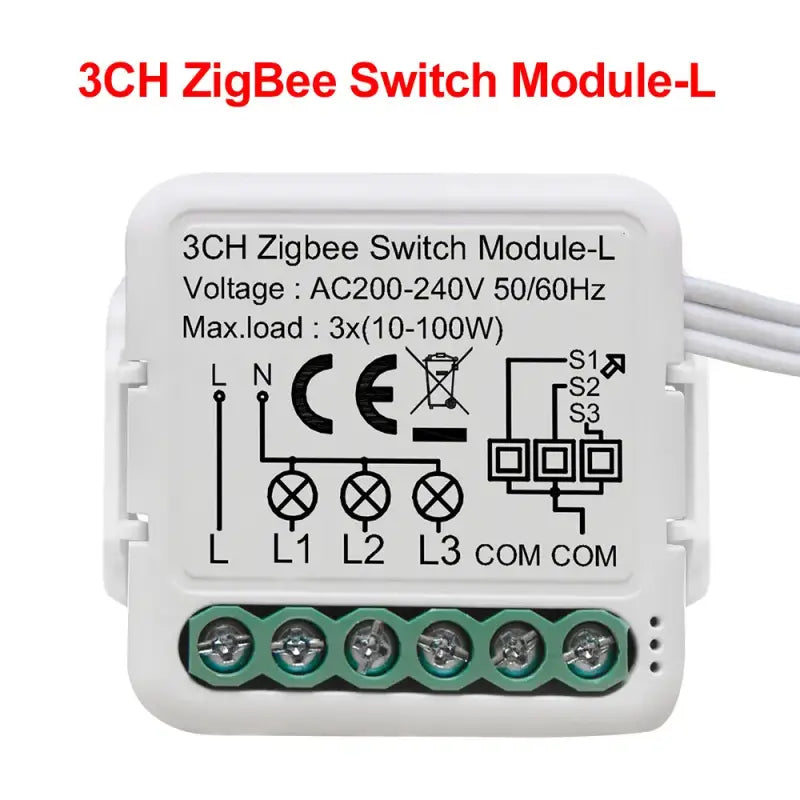 a close up of a switch module with wires attached