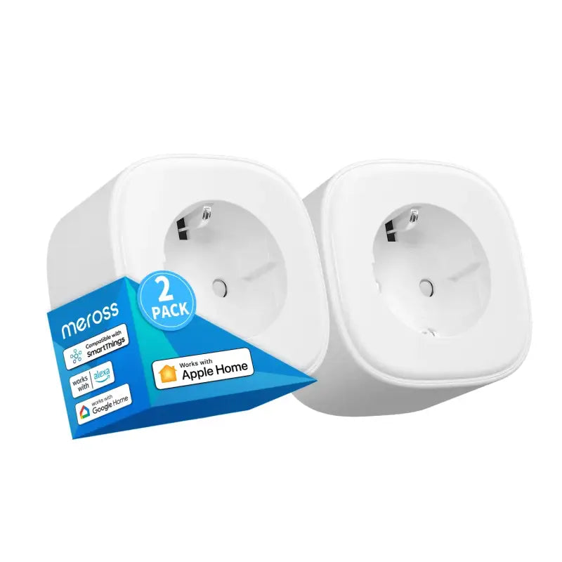a close up of two plugs on a white background