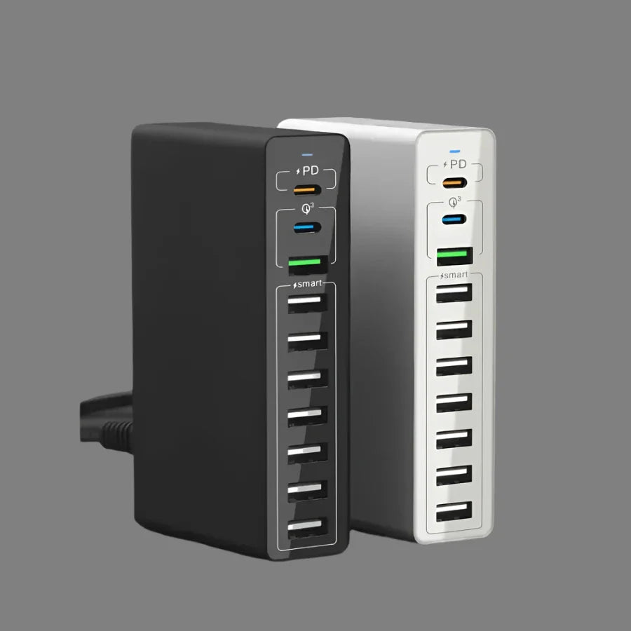 a close up of two different types of usb devices