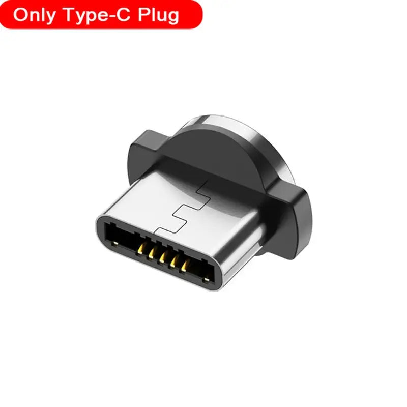a close up of a usb type c plug with a white background