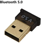 A close up of a usb adapter with a bluetooth 5 0