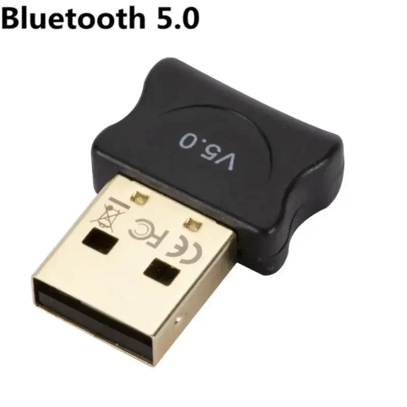 a close up of a usb adapter with a bluetooth 5 0