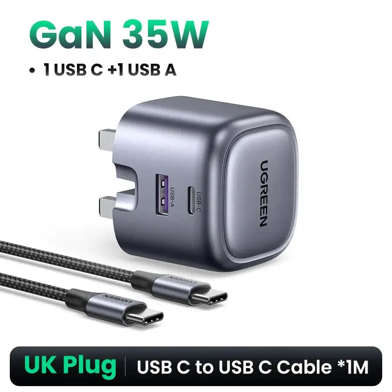 A close up of a usb cable connected to a charger