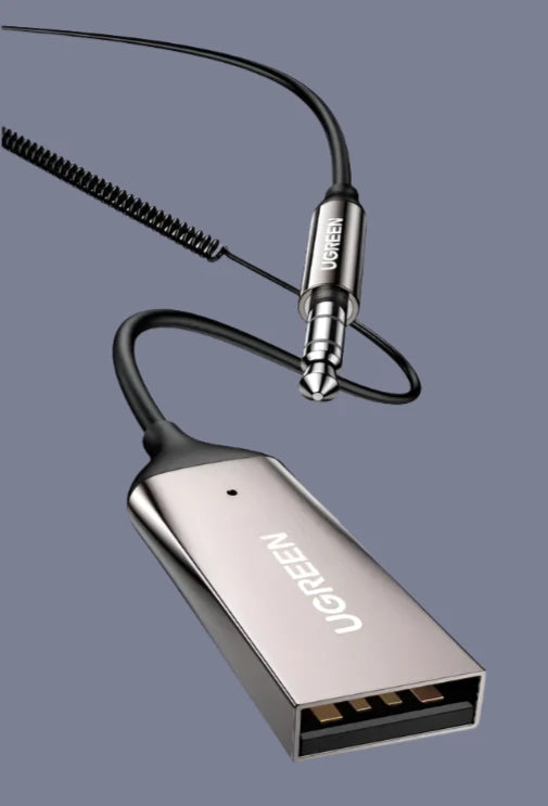 a close up of a usb cable connected to a usb adapter