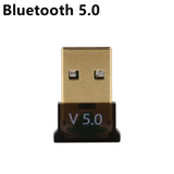 a close up of a usb device with a bluetooth 5 0 button