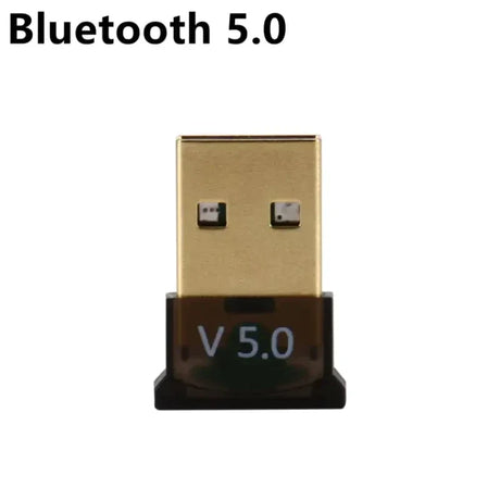 A close up of a usb device with a bluetooth 5 0 button