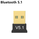 A close up of a usb device with a bluetooth 5 1 logo