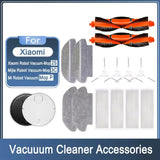 A close up of a vacuum cleaner accessories set with a blue background