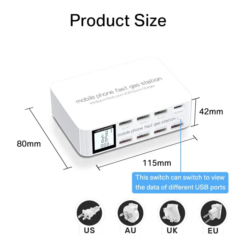 the product is shown with the product’s size