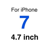 the iphone 7 is shown in blue and white
